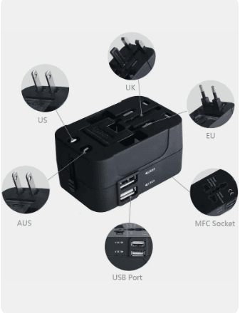 Travel Anywhere with this All-in-One Universal Adapter! - Image 4