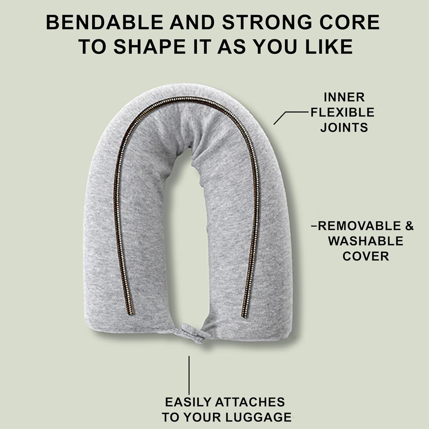 Dot&Dot 3-in-1 Travel Neck Pillow — Ultimate Comfort for Long Flights best travel pillow for long flights 2026 - Image 7