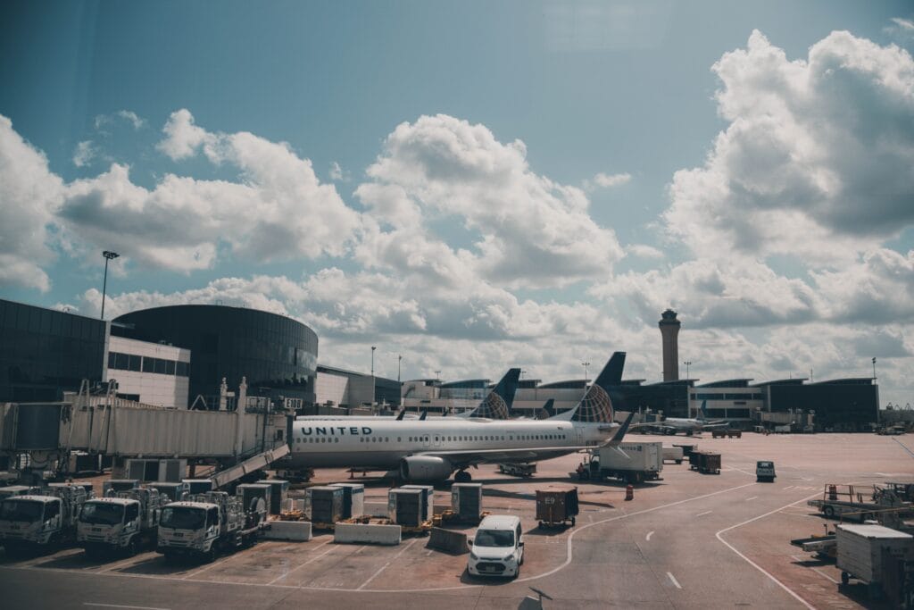 United Airlines Trump Airport